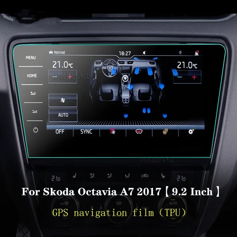 8 дюймов для Skoda Octavia A7 2019 Автомобильная GPS навигация внешний экран защита экрана