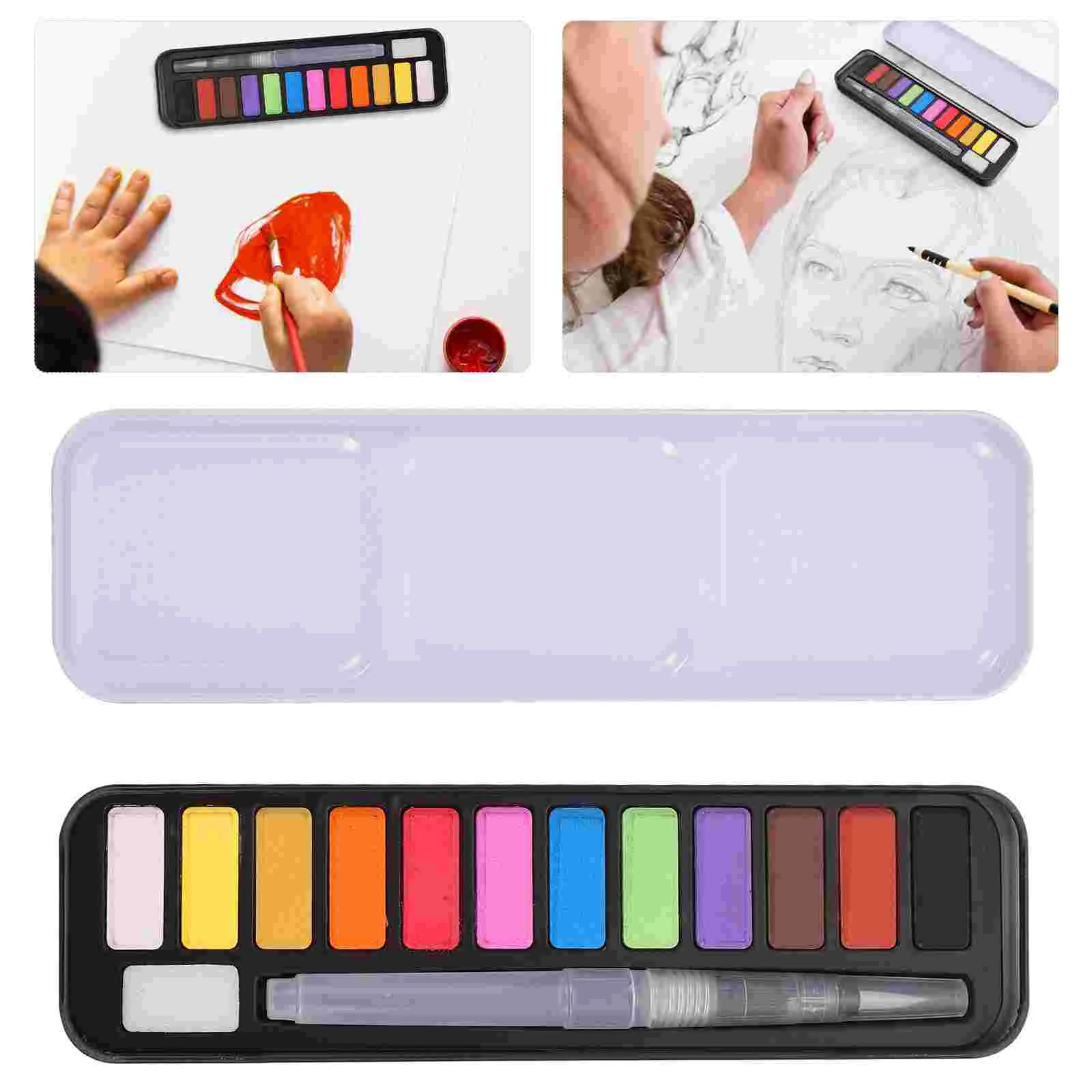 

1 Set Solid Watercolor Pigment Kit Watercolor Set Water Colors Solid Pigment