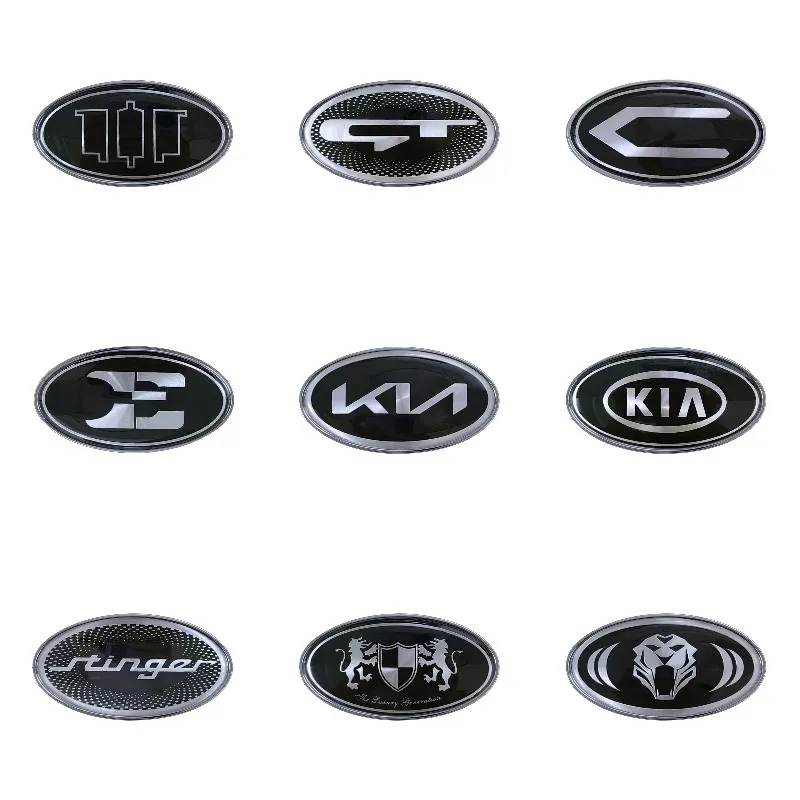 

Metal Car Emblem Badge Window Decal Stickers for Kia Pegas K2 K3 K4 K7 KX3 KX7 Cerato sedona Sorento Sportage Seltos Accessories