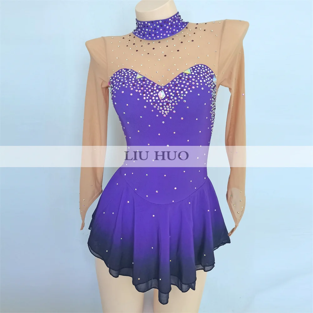 LIUHUO платье для фигурного катания на льду женщин и девочек-подростков