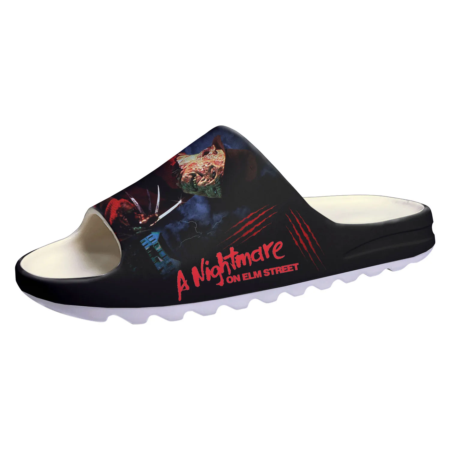 A Nightmare on Elm Street Soft Sole Sllipers Home Clogs Customized Step On Water Shoes Mens Womens Teenager Step in Sandals