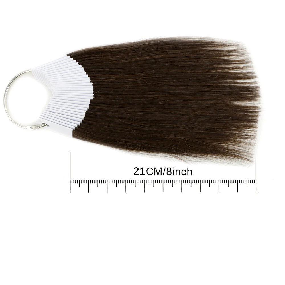 30pcs 100% human Hair Color Rings for Human Hair Extensions and Salon Hair Dyeing Practice hair test For beauty hairdressing