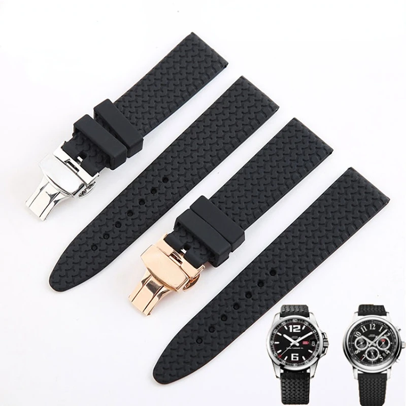 

Rubber Hand Watchband for Chopin Men 168511-3001 Waterproof Sweet-Proof Silicone Watch Strap Accessories 21 23mm Wristband