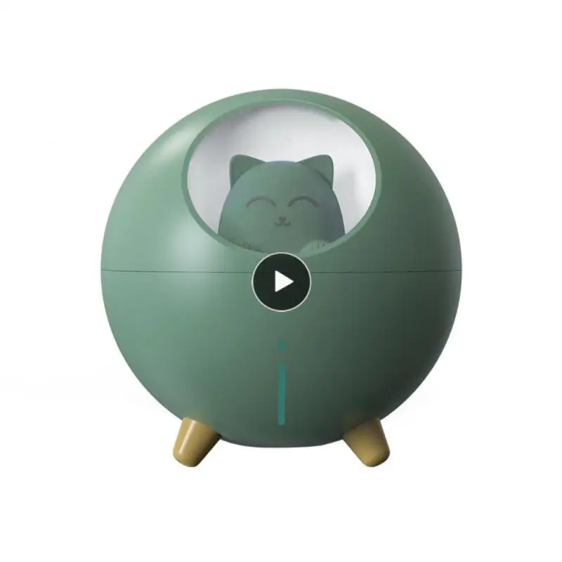

Romantic Desktop Humidifier Air Atomization Humidifier Lovely Creative Cat Planet Pet Air Humidifier Humidificador Light Small