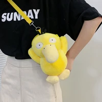 pokemon psyduck plush bags cute personality little yellow duck plushie satchel trendy and fashionable shoulder bag for ladies