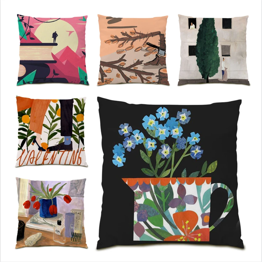 

Sofa Decorative Pillow Cases Velvet Ornamental Pillows for Living Room Decoration Light Luxury Holiday Gift Cusion Cover E0343