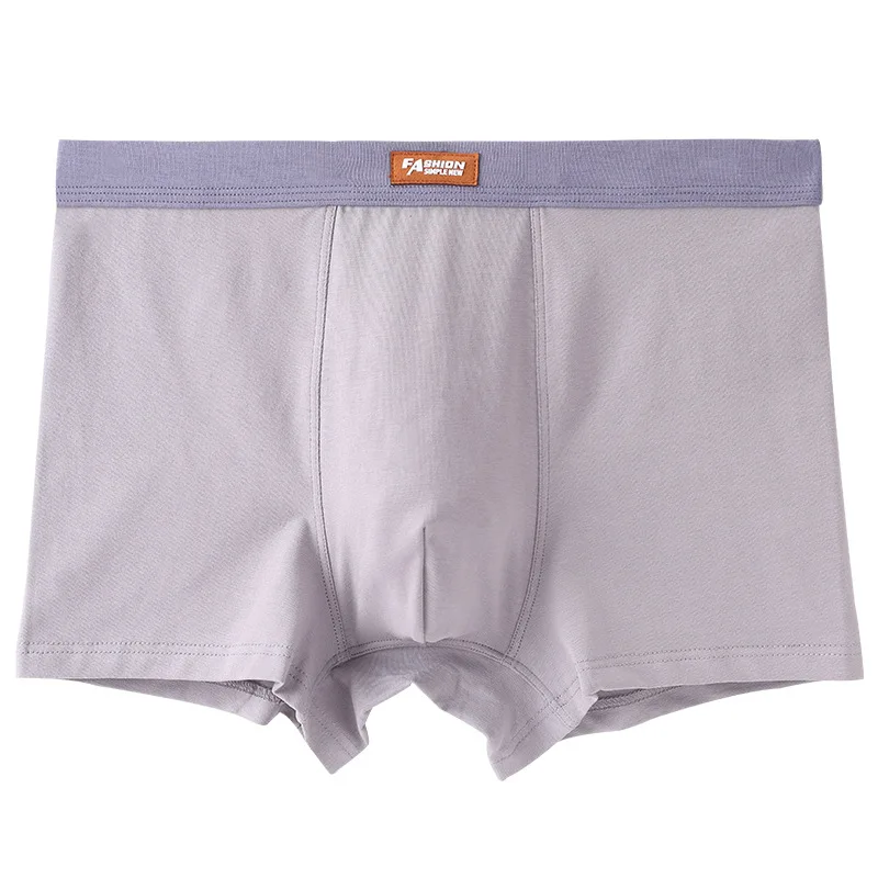 Big Size Cotton Underpants Men's Boxers Large Size Boxer Shorts Breathable Elastic Underwear Loose Seamless Male Panties Trunks