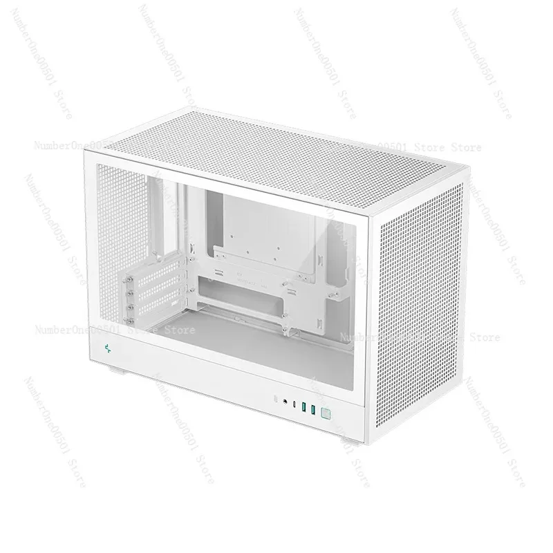 Портативный корпус для ПК CH160 ITX с сетчатой передней панелью, портом Type-C, поддержкой блока питания ATX и длинных видеокарт (art.: 3920d9130f9b2) - 3920d9130f9b2