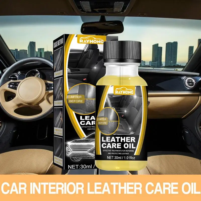

Car Interior 30ML Leather Conditioner Restore Oil Protect Leather Boots Jackets Purses As Well As Car Leather Leather Furniture