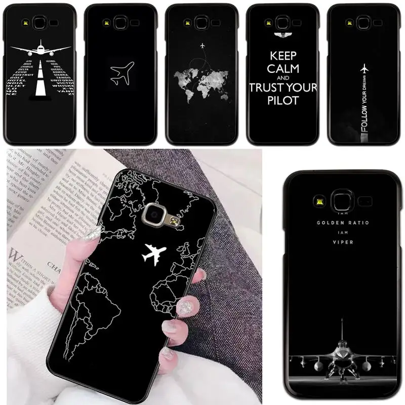 

Aircraft Airplane Pilot Fly Phone Case For Samsung Galaxy A51 A50 A71 A21s A31 A41 A10 A20 A70 A30 A22 A02s A03S Cover Coque