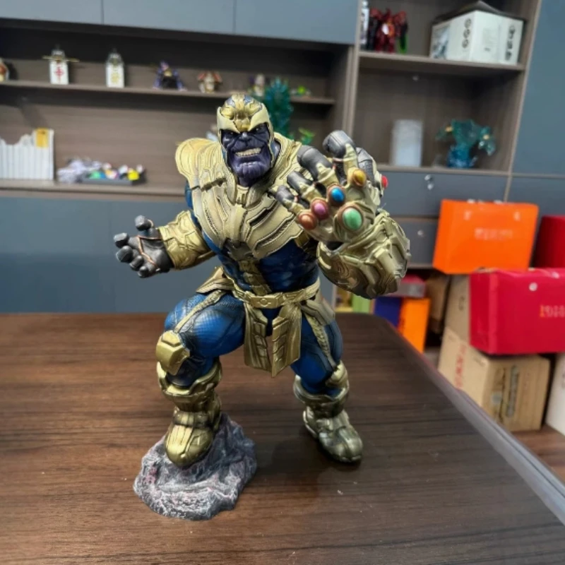 Статуя из смолы с двойной головкой в стиле комиксов Мстители Танос Коллекционная