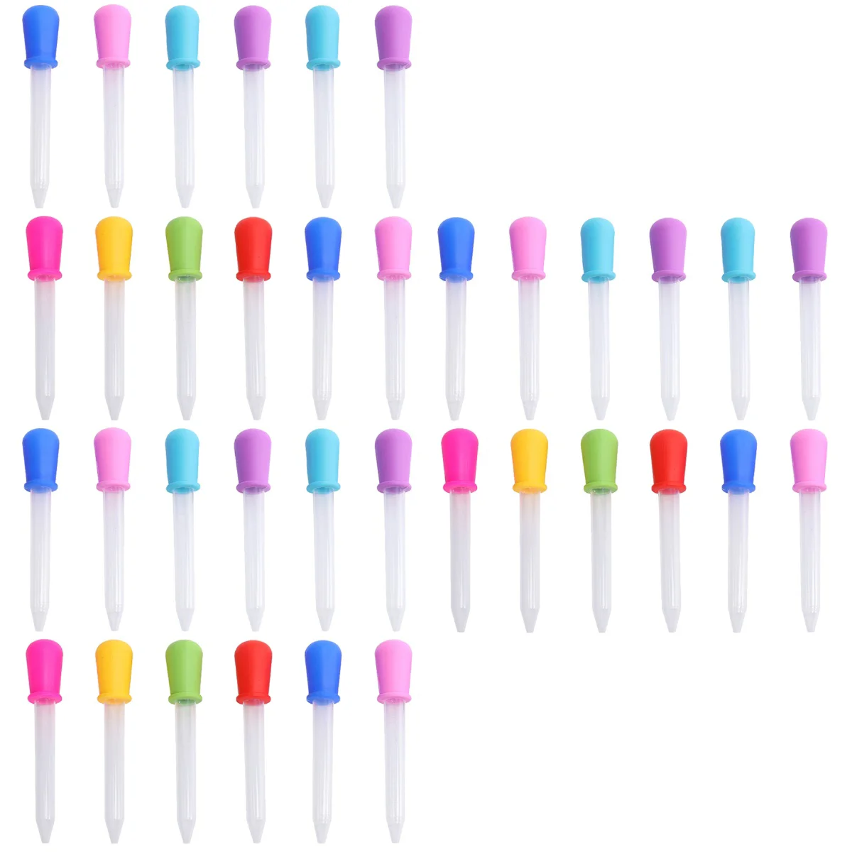 

36 pcs Medicine Dropper Silicone Dropper Portable Dropper Feeding Dropper
