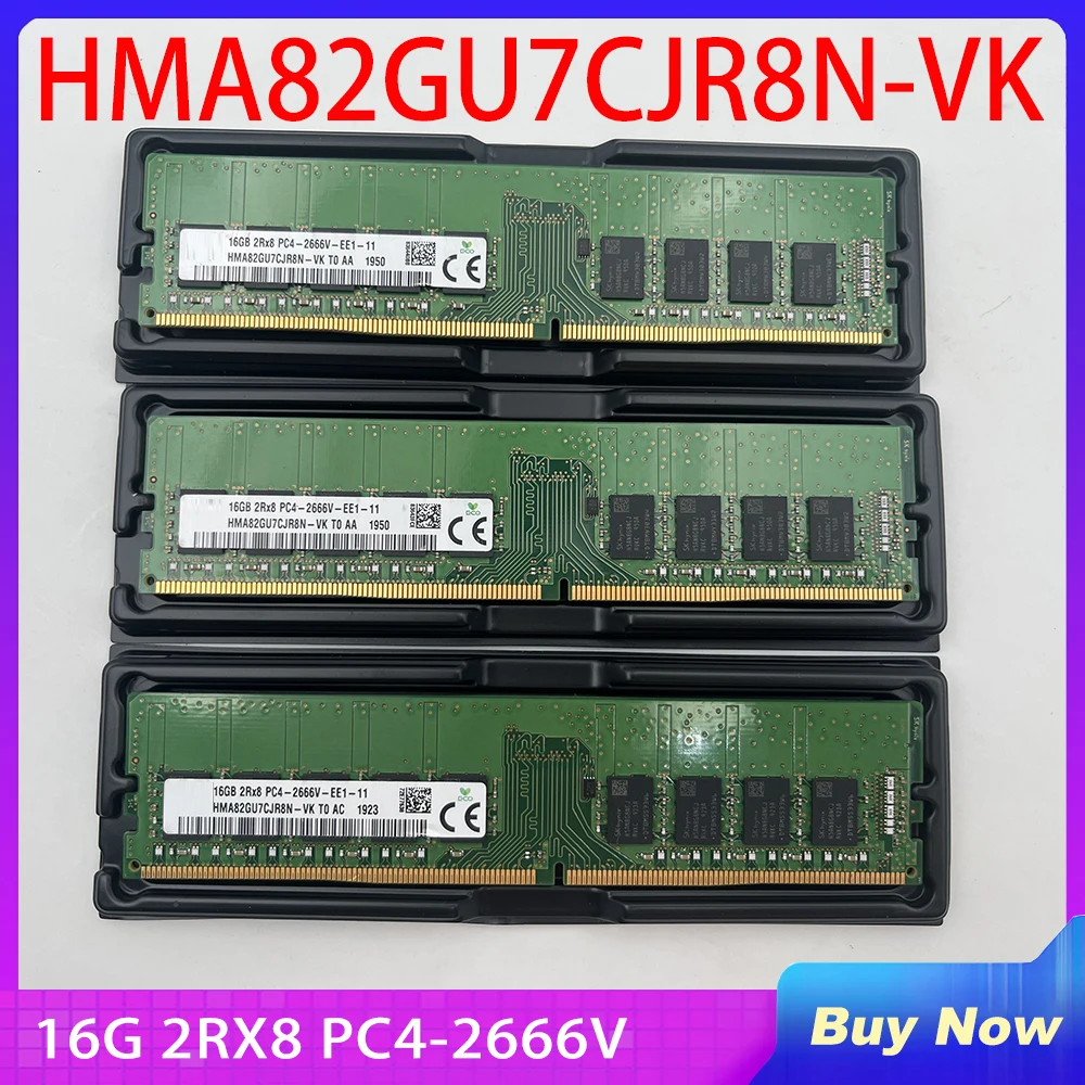 1 шт. 16G 2RX8 PC4-2666V ECC EUDIMM для серверной памяти SKhynix HMA82GU7CJR8N-VK