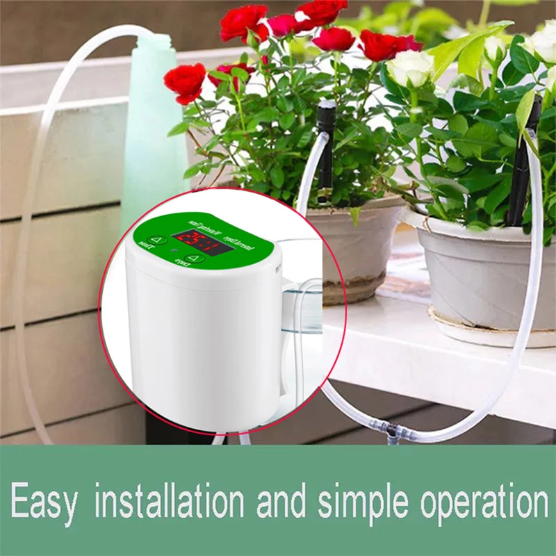 

Eshico Smart Intelligent Watering Machine Digital Irrigation System Garden Tools Water Timer Adjustable Sprinklers Rechargeable