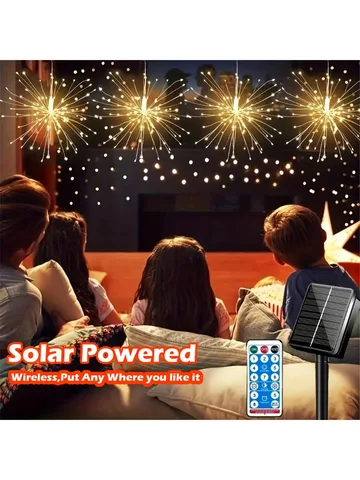 Солнечная лампа-фейерверк Starburst Ball 480 LED