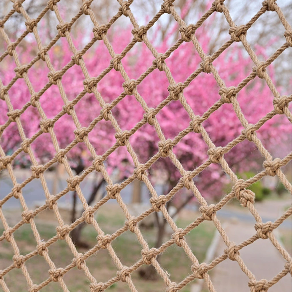 Детская безопасная сетка для скалолазания 2x4 м джутовая веревка ручной работы