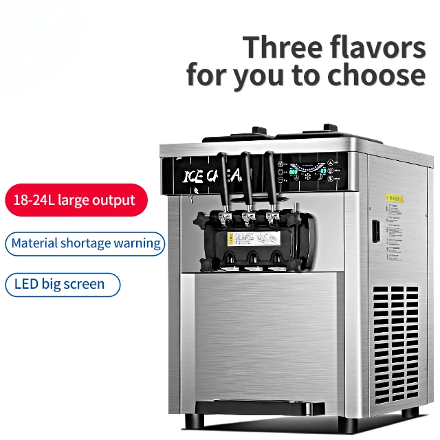 Коммерческая машина для мороженого мягкого с рожком многофункциональная