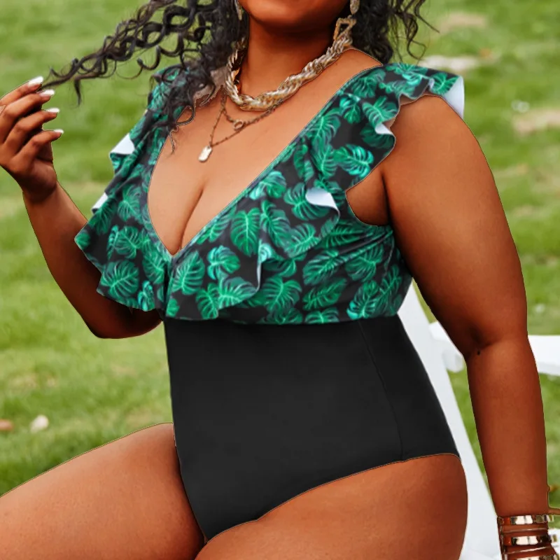 2022 New One Piece Swimsuit Women Plus Size Swimwear Swimming Suit for Women Bathing Suit Sexy Monokini Designer Bikini