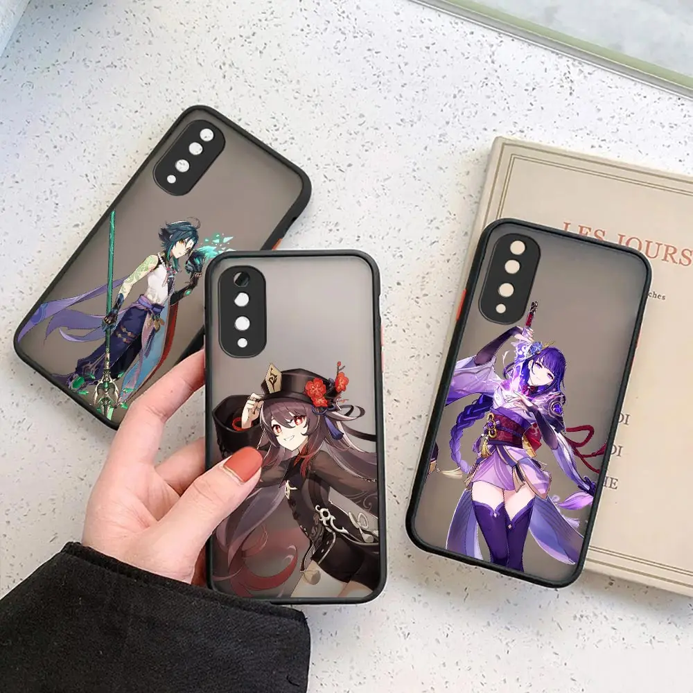 

Game Genshin Impact Anime Matte Clear Case for HONOR 70 50 30S 30 20 8X 9A 9X PLAY 4T X7 X8 X9 X10 V40 Silicone Case Coque Cover