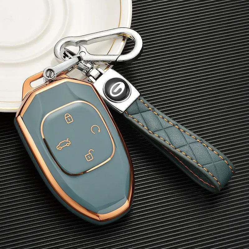 

Автомобильный брелок для ключей для Trumpchi GAC Emzoom GS3 GS4 Empow Emkoo, силиконовый чехол из ТПУ, чехол для ключей