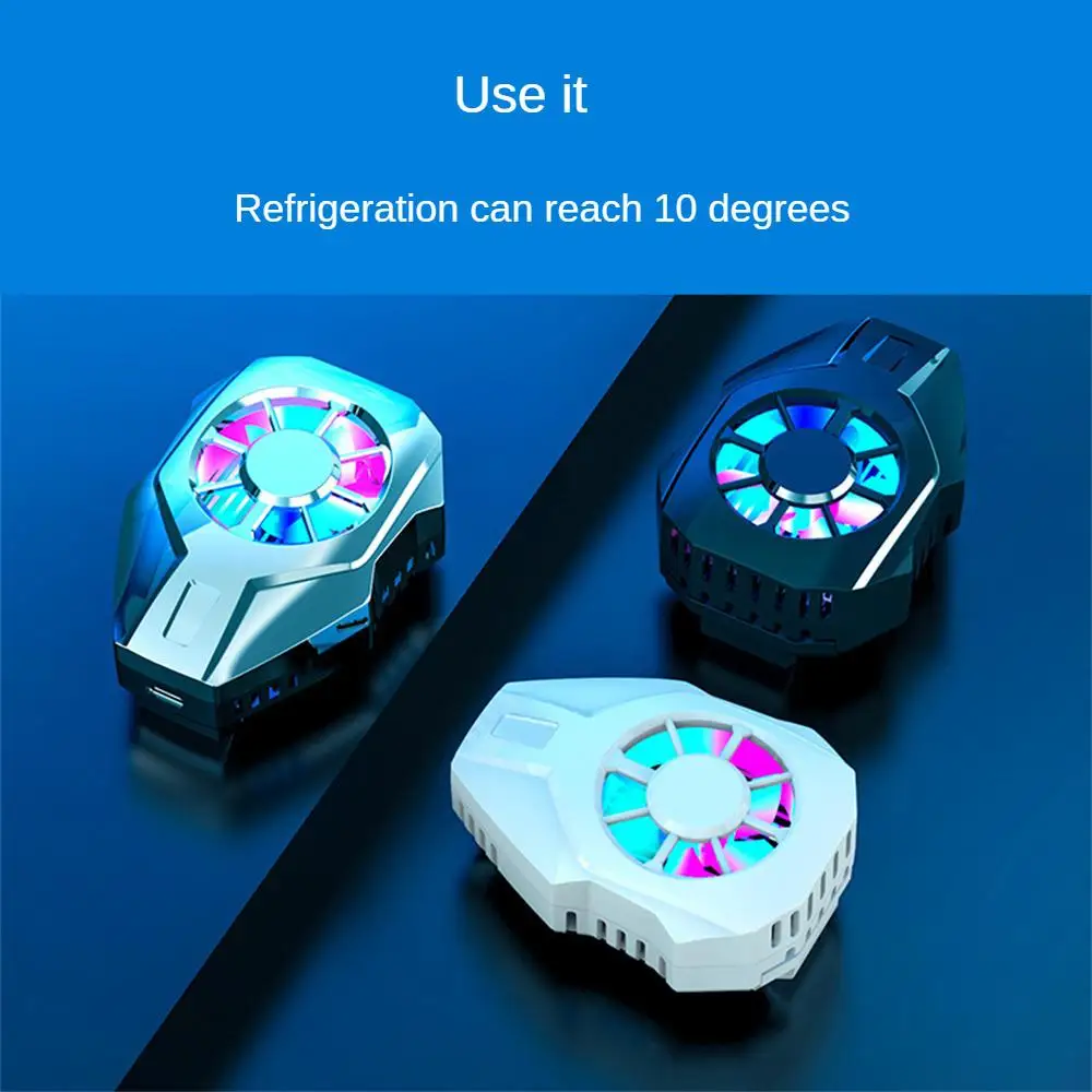 

Air-cooled Cooler Fast Charge Cooling Battery Mobile Phone Cooler High Power Typec Cool Heat Sink Cooling Fans Rechargeable S3