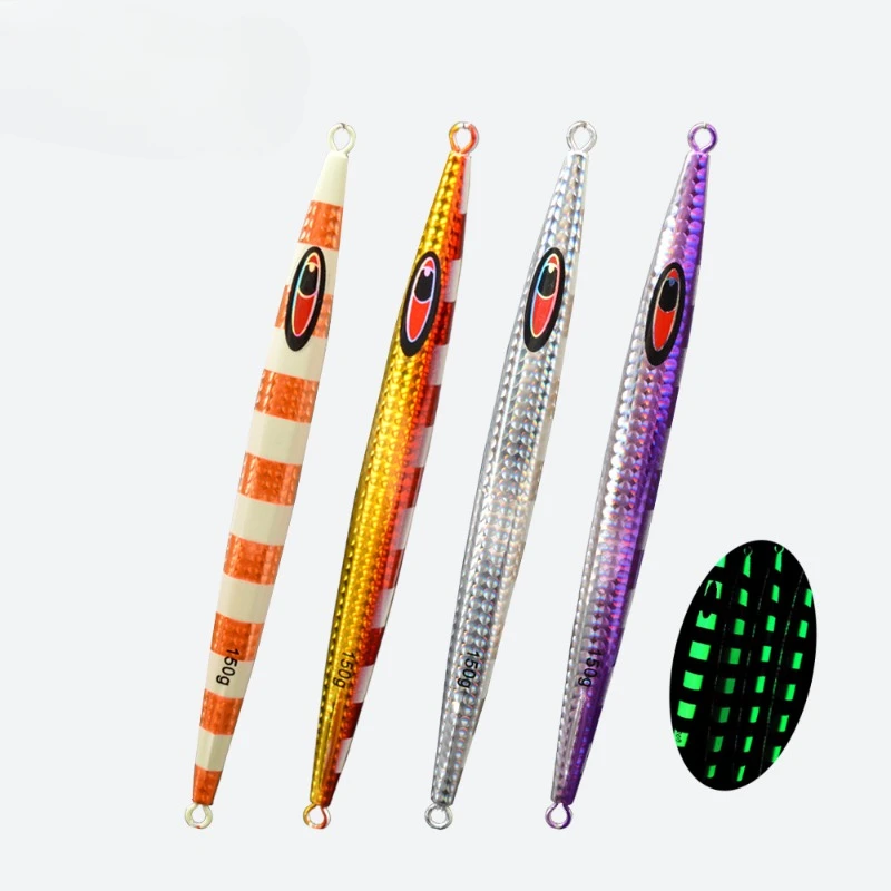 Металлический 3d-джиг 500 г 400 300 150 250 морская биометрическая рыба железная пластина