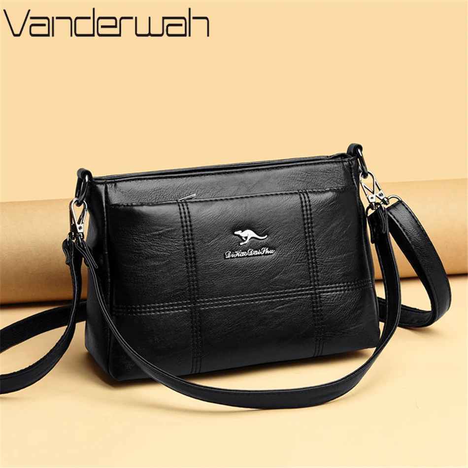 

Multi-pockets Luxury Female Messenger Bags Designer Ladies Crossbody Shoulder Handle Bags for Women 2022 Casual Flap Sac A Main