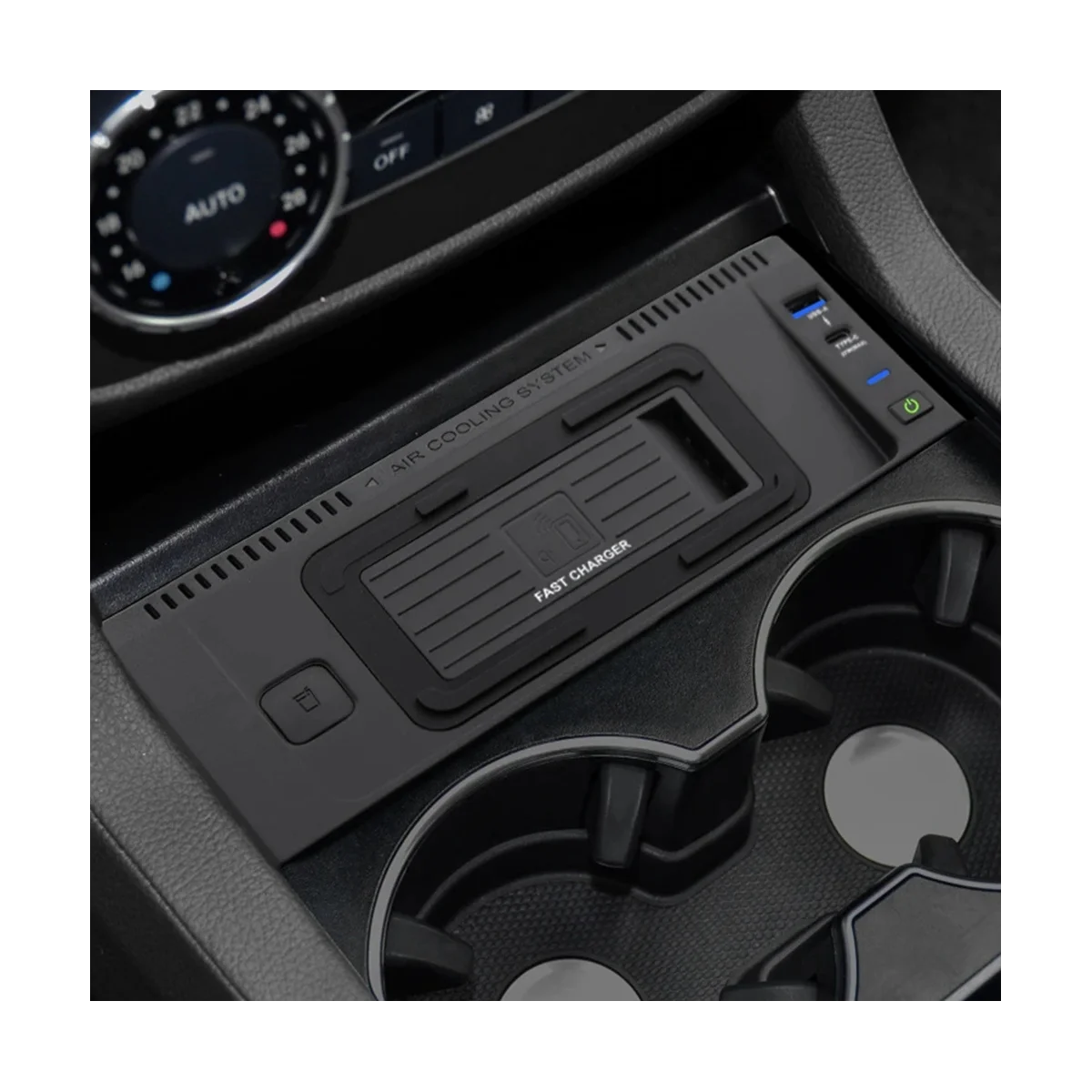 15 Вт автомобильное беспроводное зарядное устройство QI быстрое для телефона