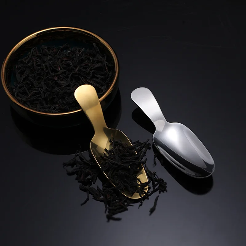 

Cute 304 Stainless Steel Mini Spoon Teaspoon Tea Set Accessories Sugar Salt Spice Spoon Round Head Coffee Spoon Kitchen Tools