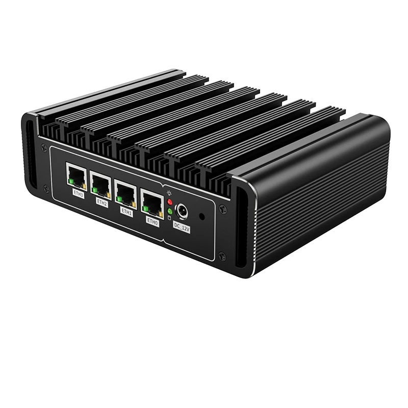 Pfsense Mini PC G31 4*Lan 2.5G Intel I255 V Efthernet Port J4125 CPU Quad Core Processor Business Industrial Soft Router