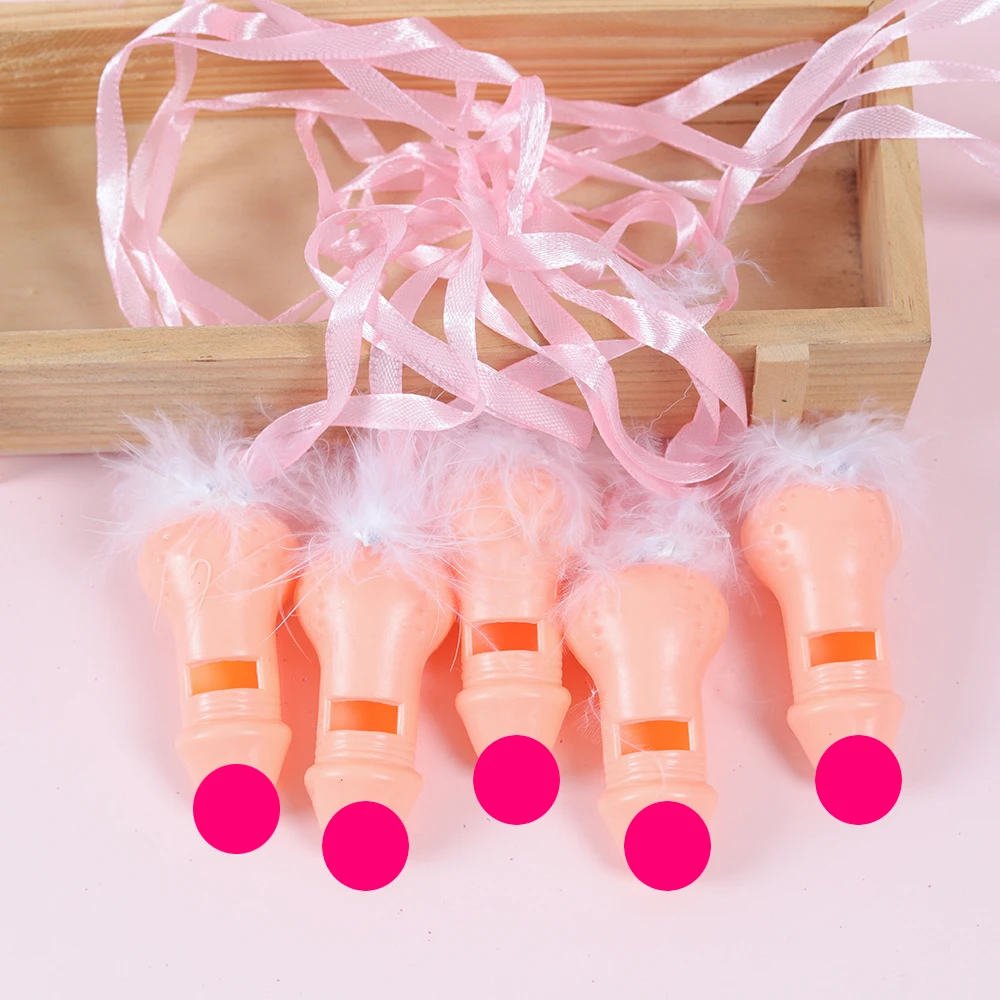 Сувенирные свистки в форме пениса набор из 10 штук