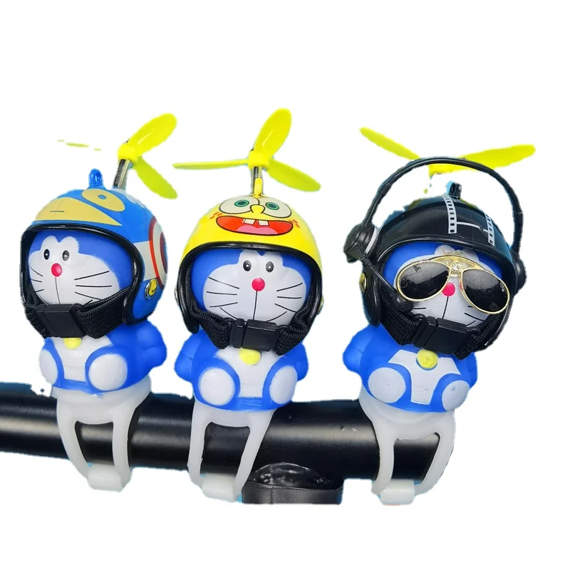 

Новые аксессуары для украшения электромобиля Doraemon Dingdang шлем в виде кошачьей головы