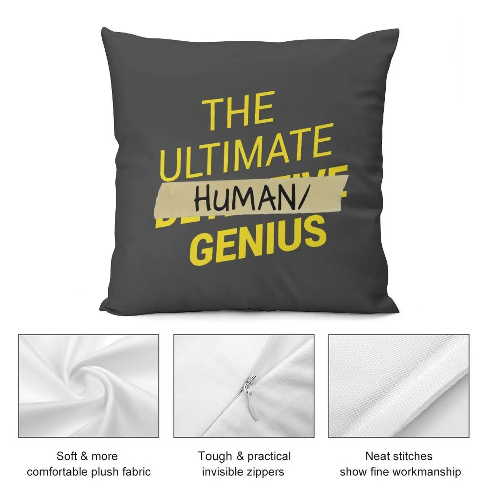 B99 - Ultimate human slash genius диванная подушка подушки для дивана новогодний чехол