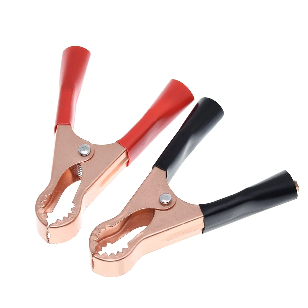 

Крокодиловые зажимы TZT 50А, красный+черный