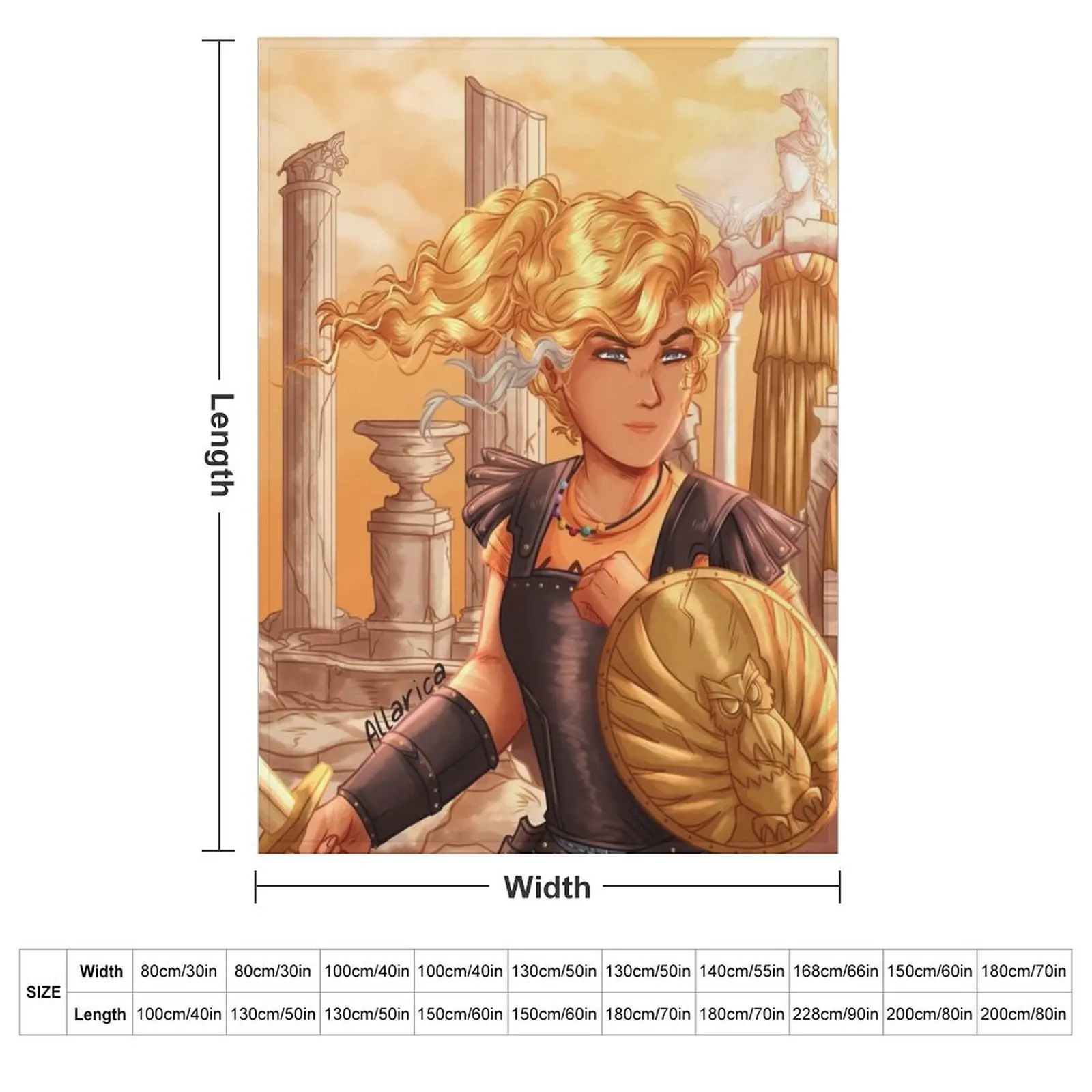 Фото Золотой плед Annabeth Chase, одеяла и детские игрушки, спальный мешок, тонкие пляжные пледы. №2