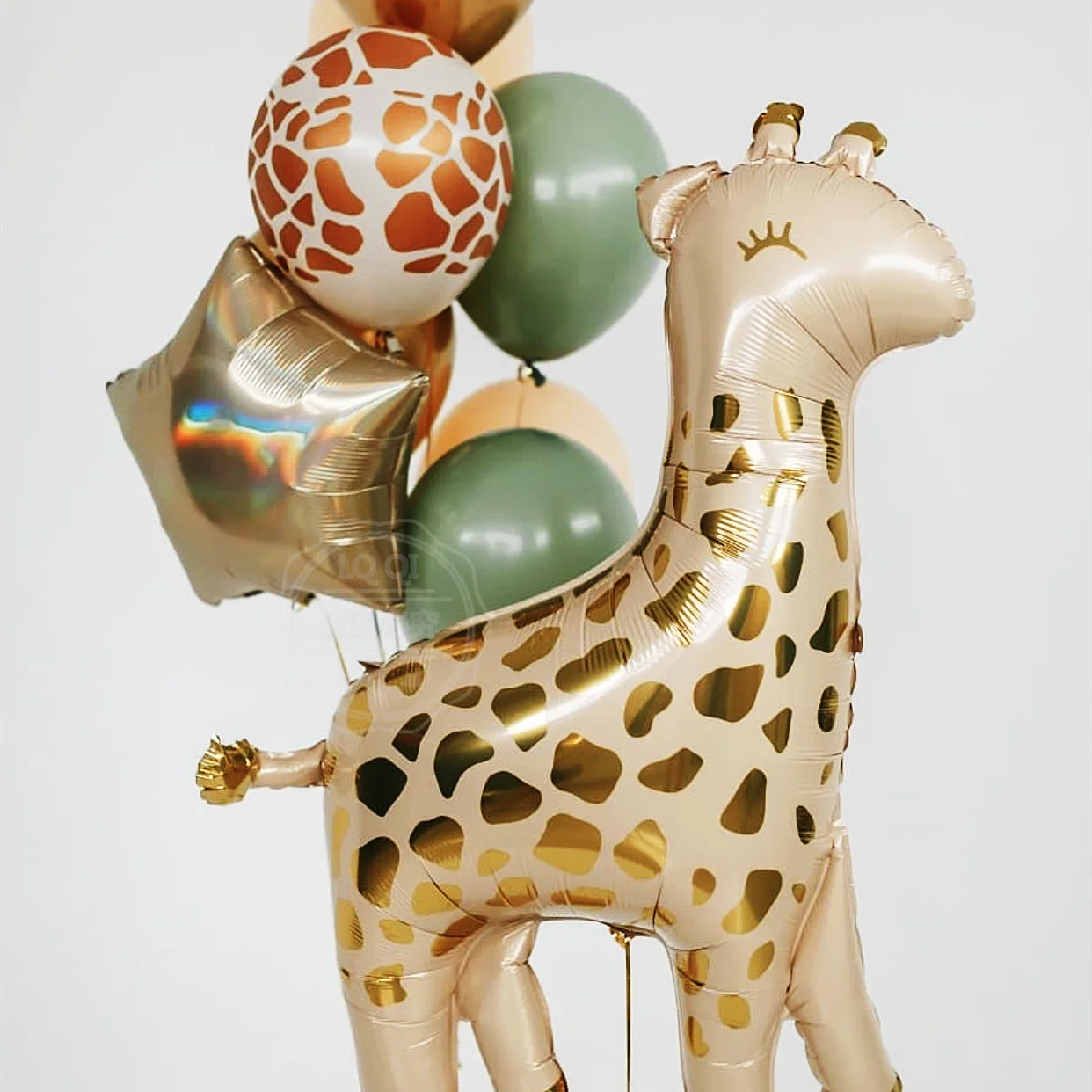 

New 1pcs Deer Balloons Animal Foil Balloon Leopard Dog Elephant Ballon Jungle Forest Safari Zoo Theme Birthday Party Supplies