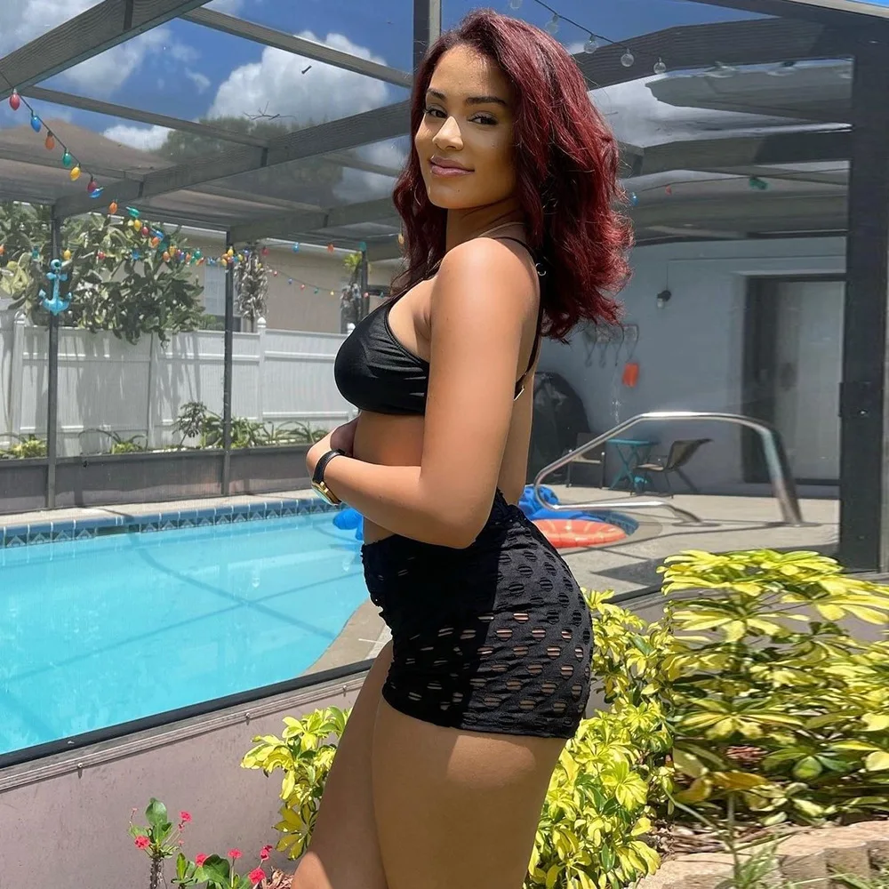 Брюки OSEN женские с эластичным поясом уличная модная пляжная одежда дышащие