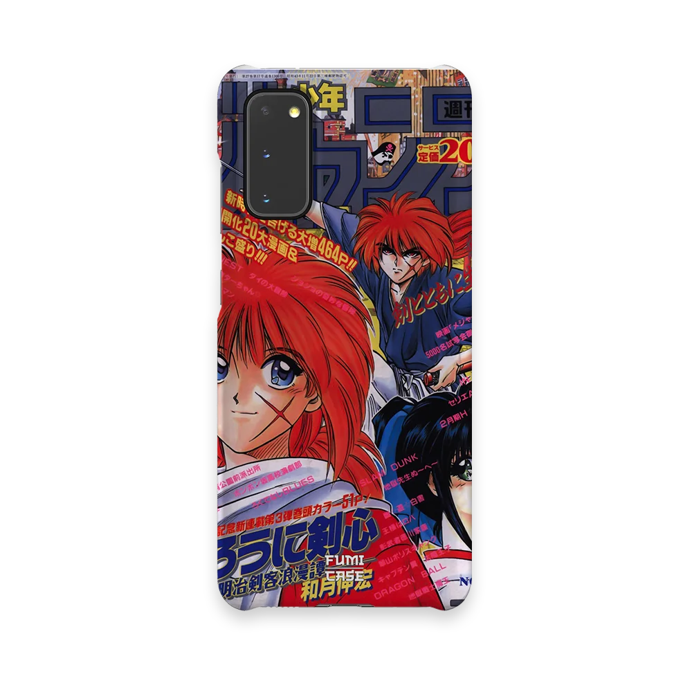 Фото Новый чехол для телефона Samsung Galaxy S20 S23 S24 S25 S26 FE Plus Ultra Edge 4G 5G с дизайном аниме Ke-Kenshins, роскошная двухслойная задняя крышка №1