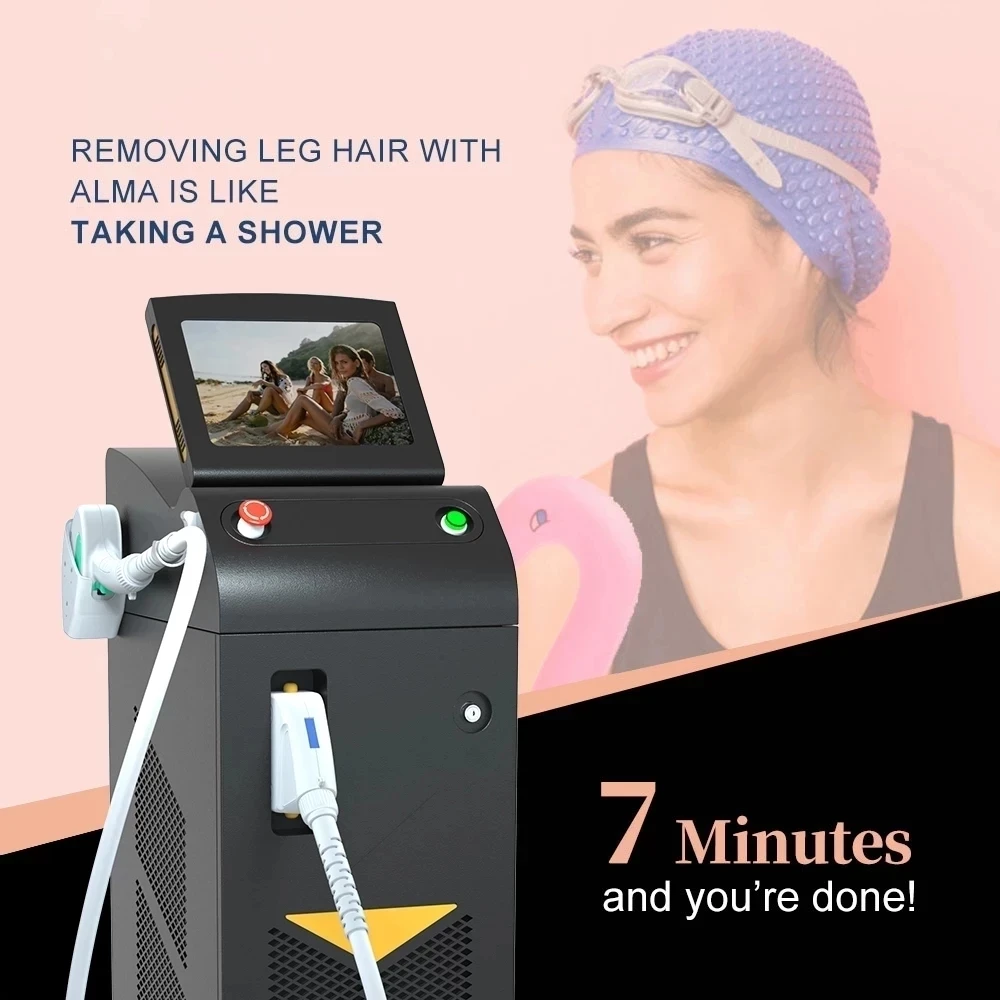 

Factory Price 2000W Laser Ice Platinum Triple Wavelength 755 808 1064 Ice Diode Laser Hair Removal Machine
