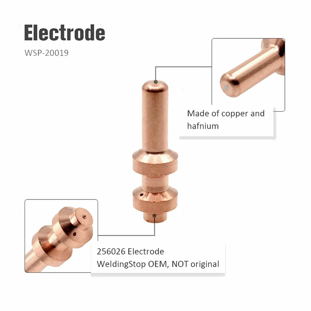 

20pcs Electrodes And Tips Kit 60A Electrode 256026 Tip 249929 For Miller Spectrum 875 Auto-Line Cutter XT60 Welding Accessories