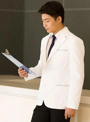 

Doctor Blazer Spring Coat White Jacket Dean Hospital Men Working Tops