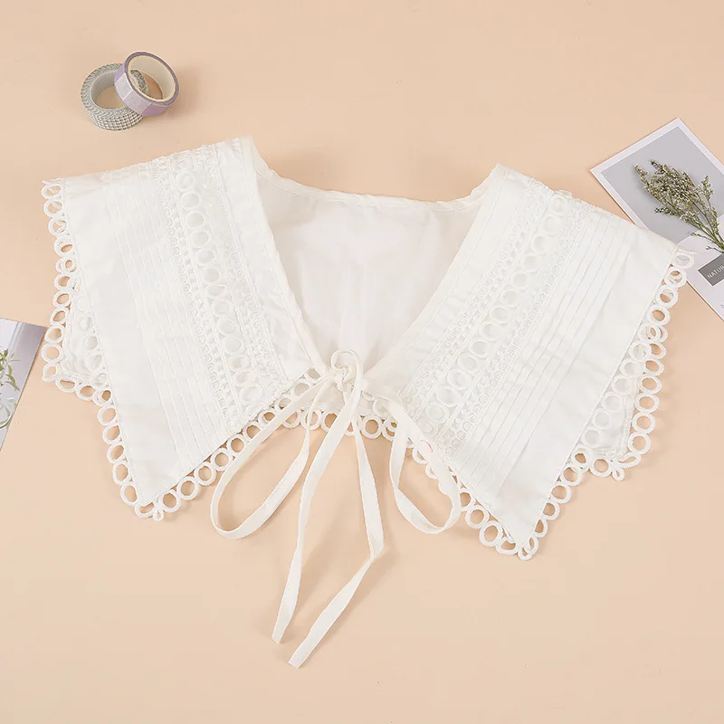 

Женский Белый ложный воротник из полиэстера для платья-свитера, свадебное платье, рубашка, съемные воротники, женский съемный ложный воротник