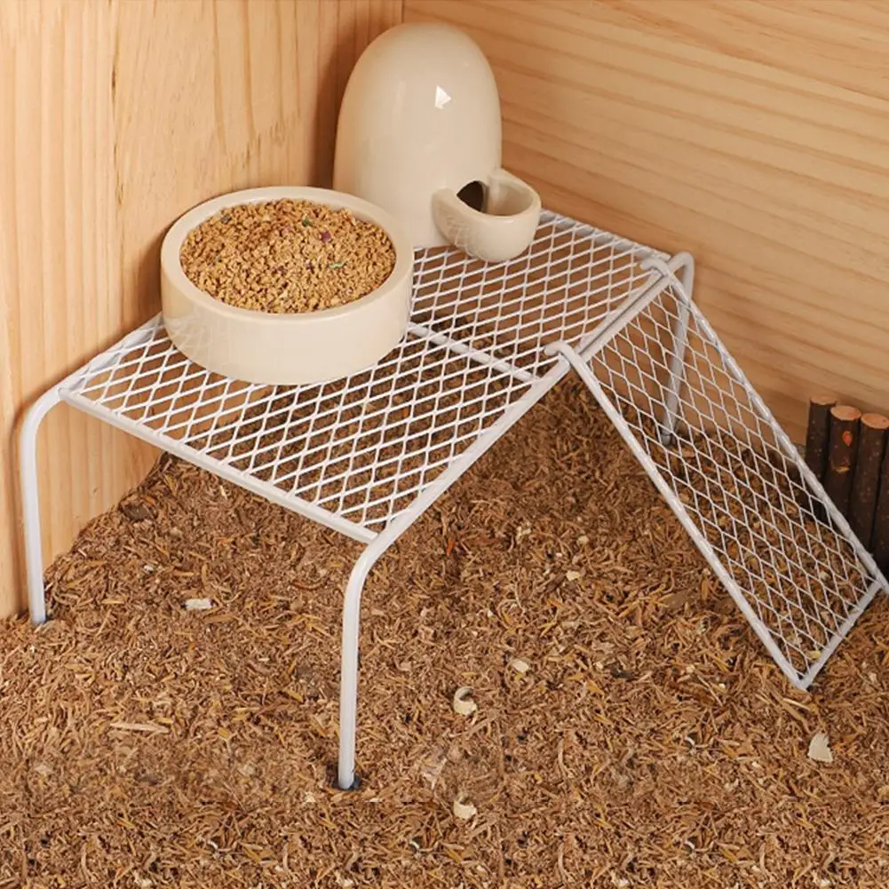 

Rutin Chicken Grid Racks With Climbing Ladder Stainless Steel Landscaping Platforms Feeding Supplies