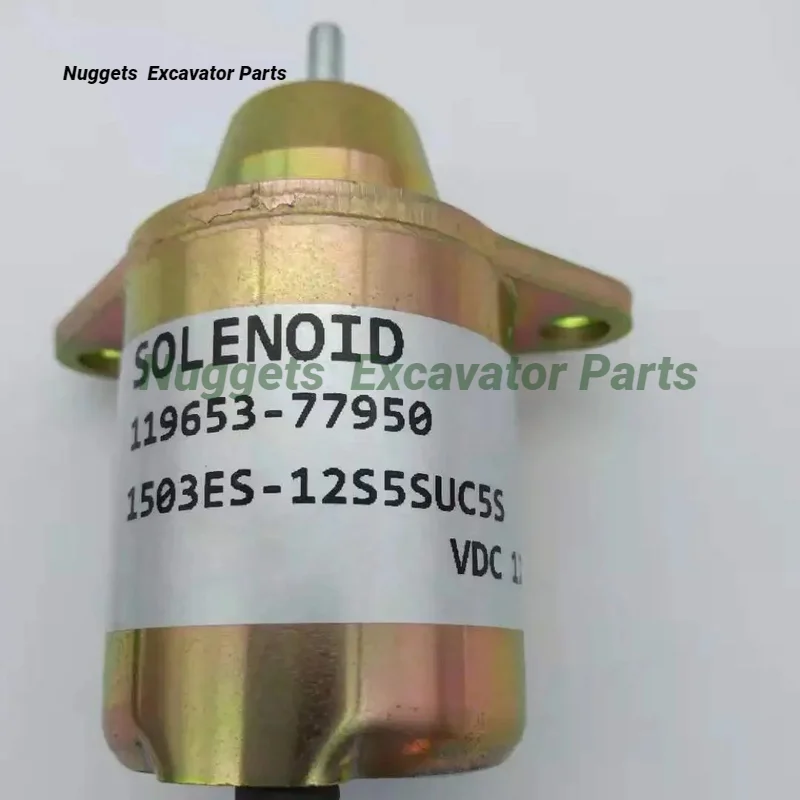 Стопорный электромагнитный клапан 1503ES-12S5SUC5S 11953-77950 подходит для экскаваторов Yanmar