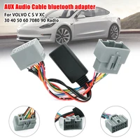 car audio receiver aux in bluetooth compatible adapter for volvo c30 c70 s40 s60 s70 v40 v50 v70 xc70 receiver adapter