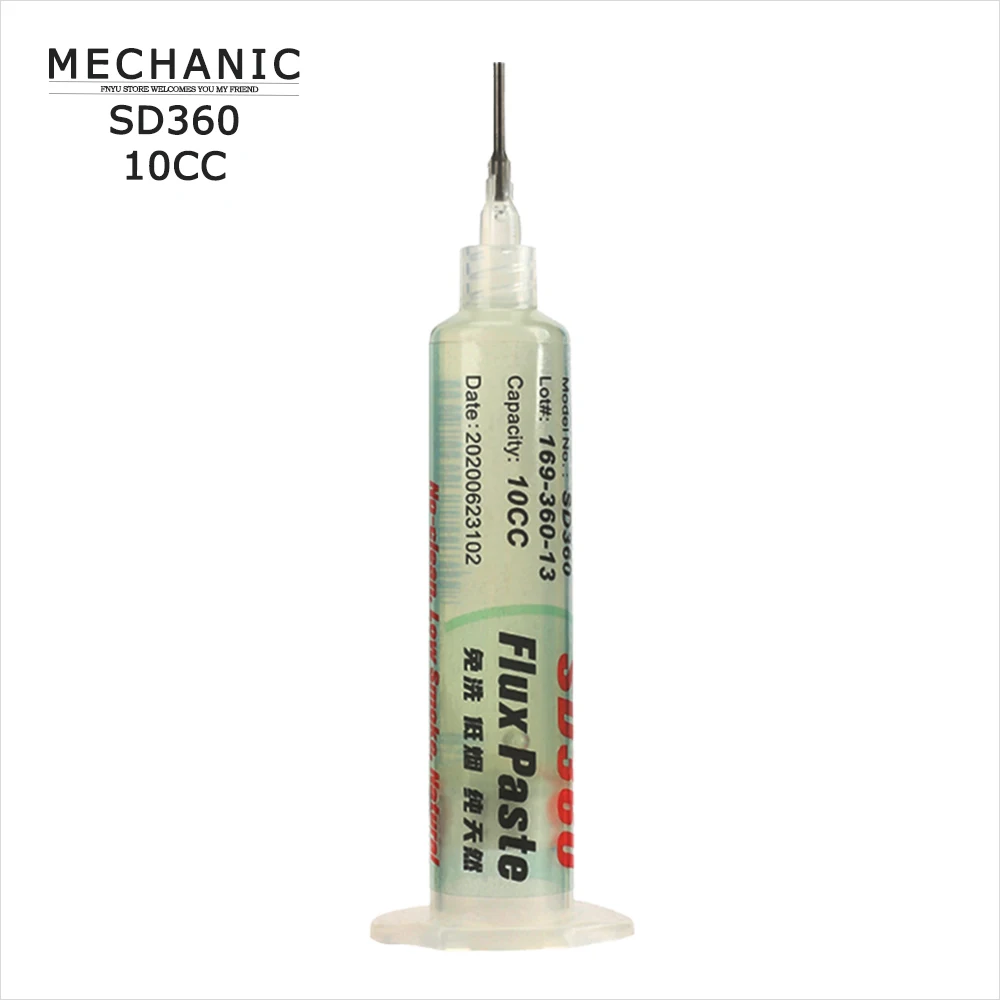 Нажимной стержень MECHANIC P08 для паяльной пасты 10 куб. См паяльный флюс SD360 нажимной