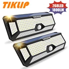 Уличная светодиодная ламсветильник на солнечной батарее, водонепроницаемый настенный светильник с 3 режимами работы, суперъяркий сенсор движения, для украшения сада, балкона