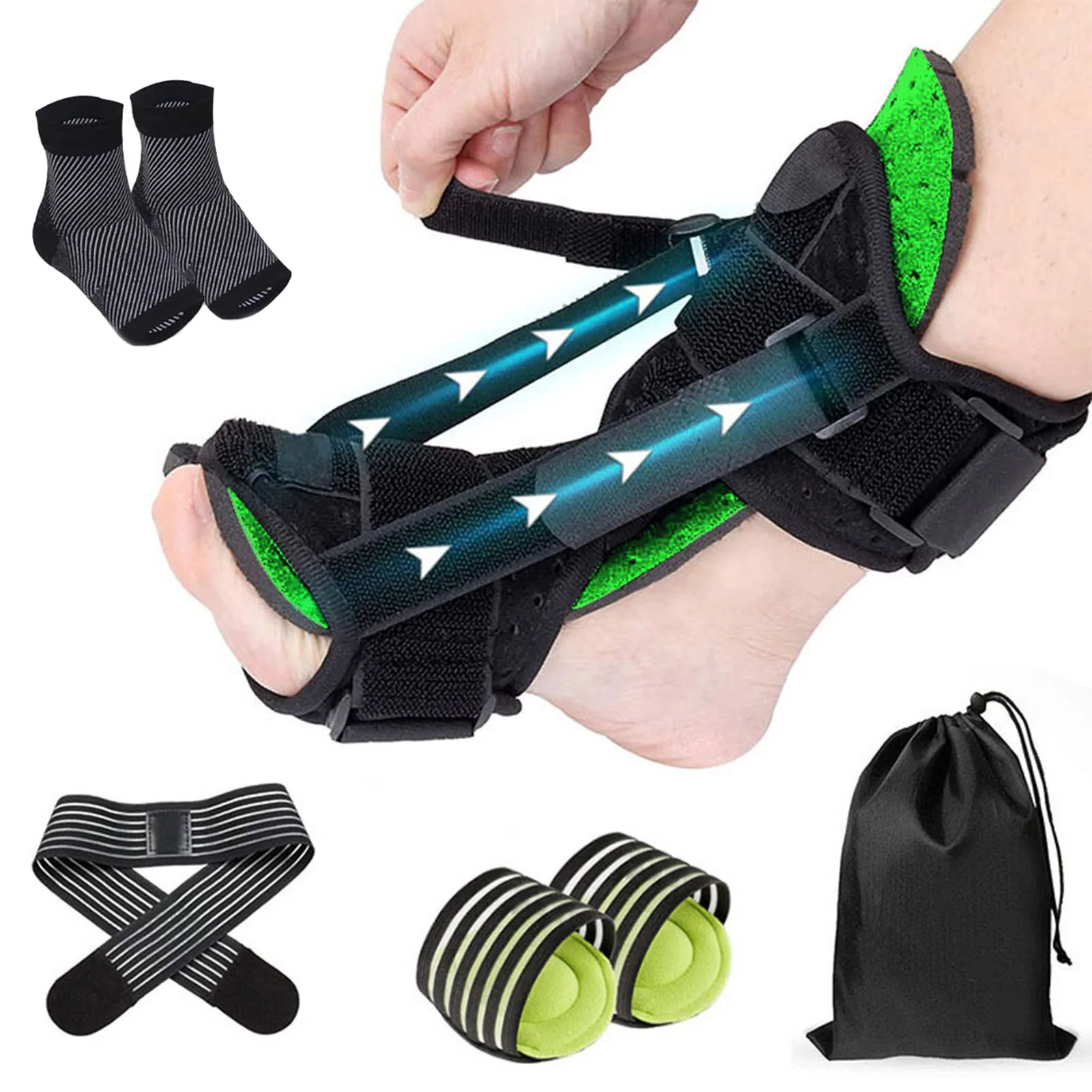 

Plantar Fasciitis Night Splint Foot Drop Pain Relief Ankle Brace Orthosis Pain Relief Toe Foot Care Fasciitis Splint .