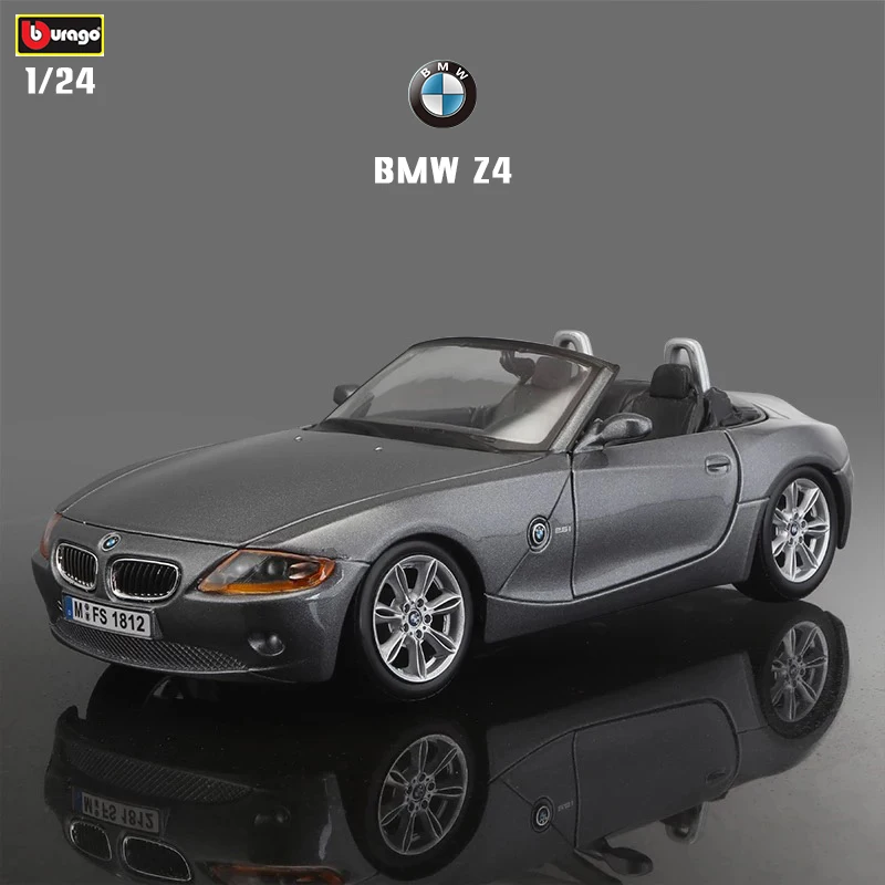 

Лидер продаж, модель автомобиля Bburago в масштабе 1:24 для BMW Z4, литье под давлением, модель автомобиля из сплава, украшение для автомобиля, колле...