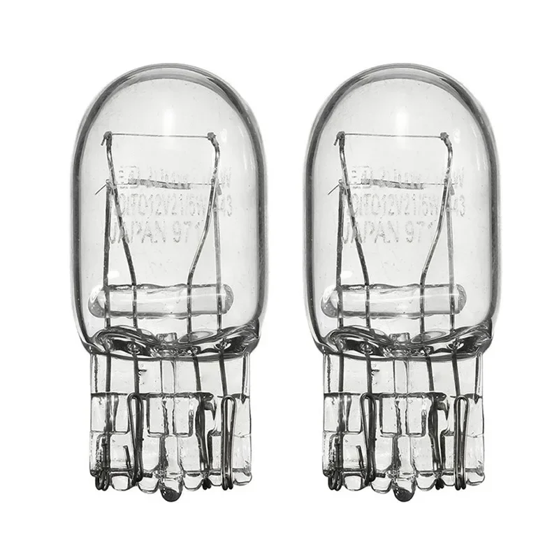 

2/10 шт. T20 7443 W21 5 Вт прозрачное стекло указатель поворота стоп-сигнал задние фонари лампы дневные ходовые огни поворот стоп тормозные задние лампы